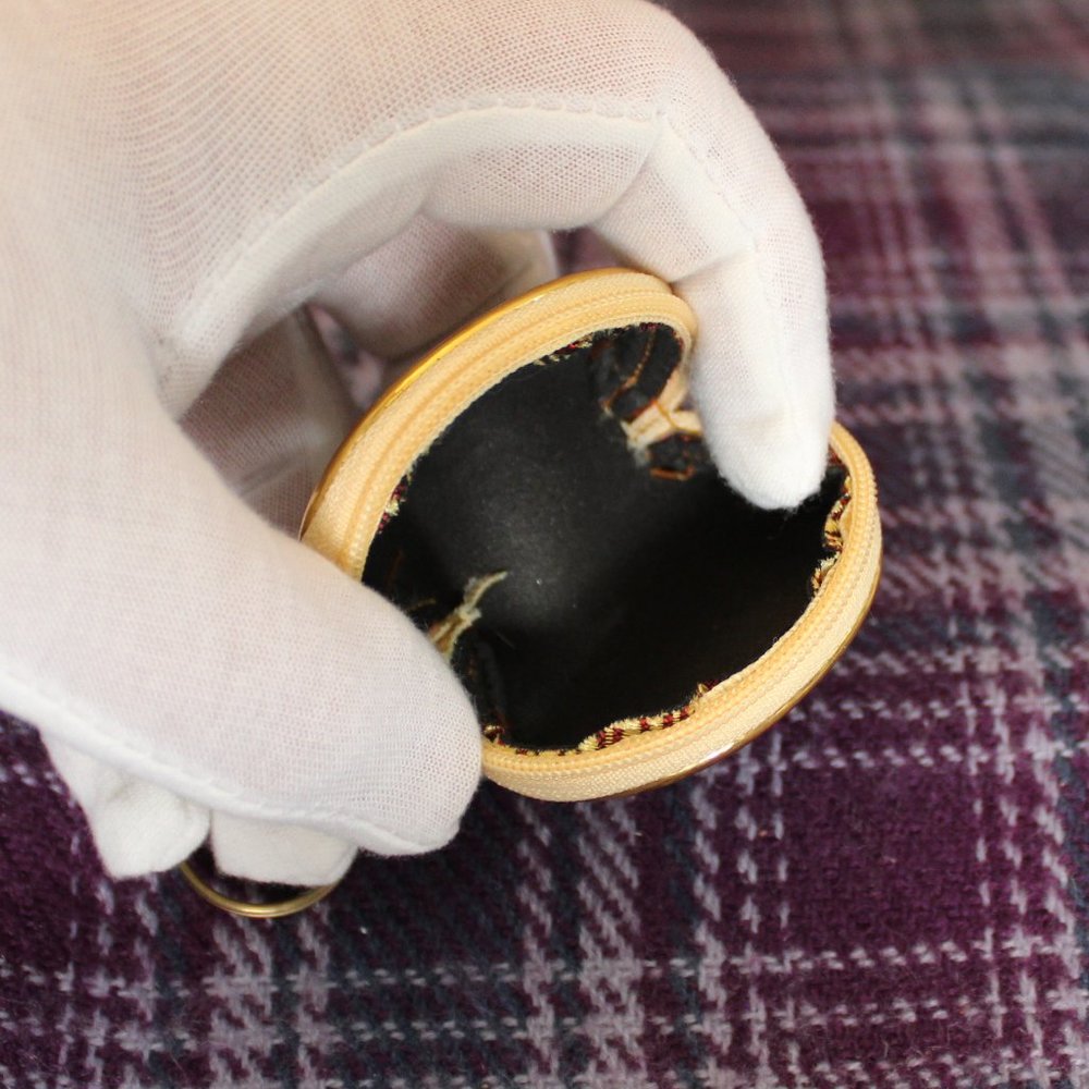 Tiny Elephant Embroidered Bag Keychain - image 3